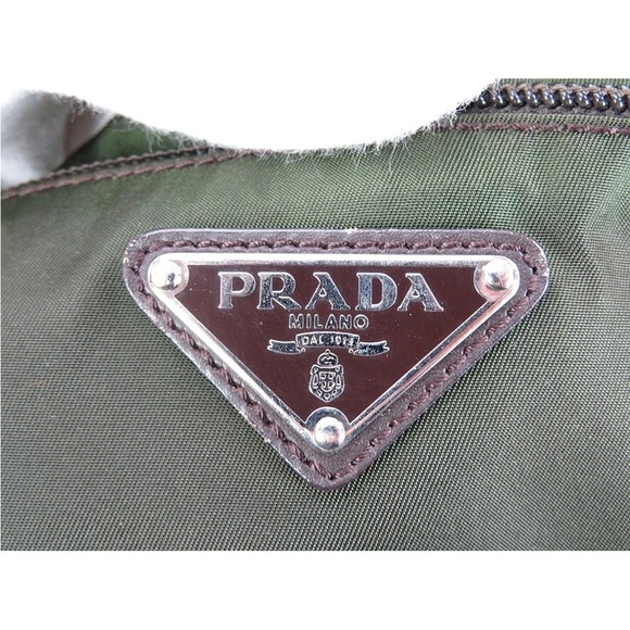 Prada Olive Green Messenger Bag - Picture 10 of 13